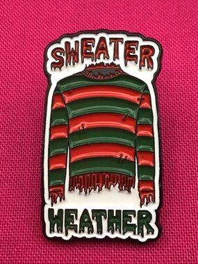 Sweater Enamel Pin